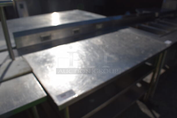 Stainless Steel Commercial Table w. 2 Under Shelves. 54x34x42 - Image 2 of 5