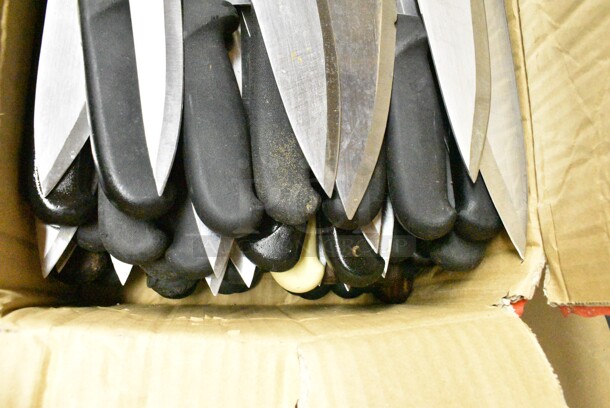 50 SHARPENED Stainless Steel Knives Including Chef Knives. 50 Times Your Bid!  - Image 2 of 6