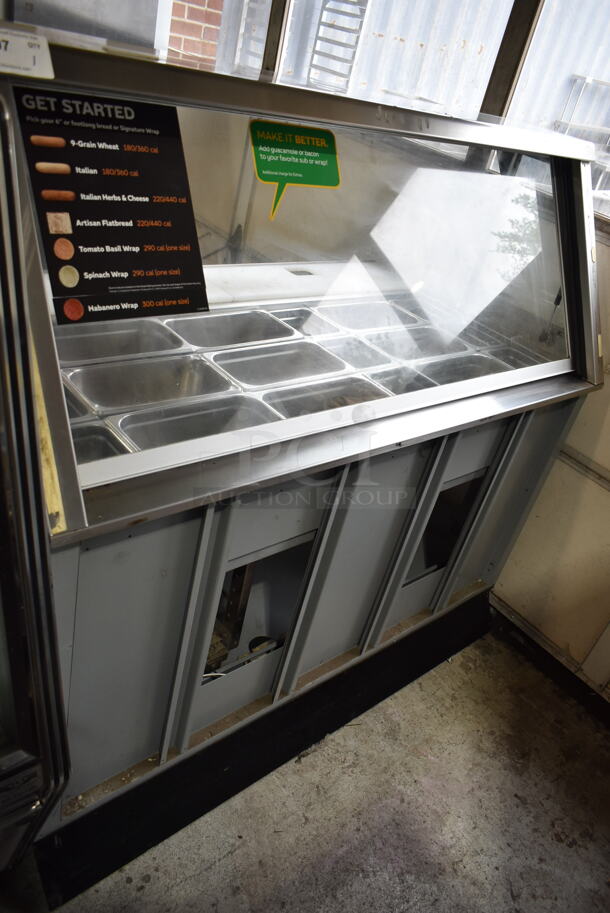 Duke Metal Commercial Subway Sandwich Make Line Prep Line. 120 Volts, 1 Phase. Goes GREAT w/ Items 82 and 98! - Image 1 of 10