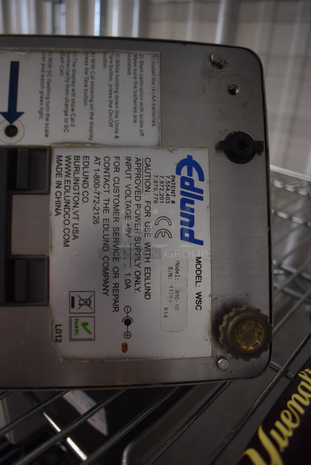 Edlund Poseidon WSC-10 Countertop Scale. Tested and Working! - Image 2 of 3