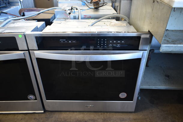 Whirlpool WOS31ES0JS20 Stainless Steel Electric Powered Oven. 208-240 Volts, 3 Phase.  - Image 1 of 5