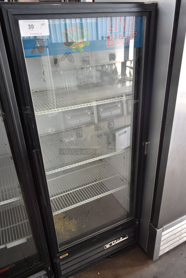 True GDM-12 ENERGY STAR Metal Commercial Single Door Reach In Cooler Merchandiser w/ Poly Coated Racks. 115 Volts, 1 Phase. Tested and Working!