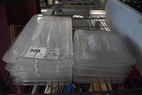 ALL ONE MONEY! Lot of Seven 1/3 Size and Six 1/6 Size Drop In Bin Lids