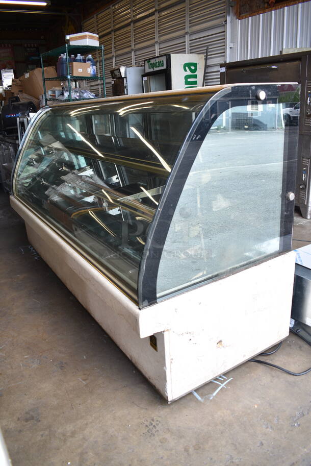 Kinco SRM38 Metal Commercial Floor Style Deli Display Case Merchandiser. See Pictures for Glass Damage. 220 Volts, 1 Phase. - Image 2 of 10