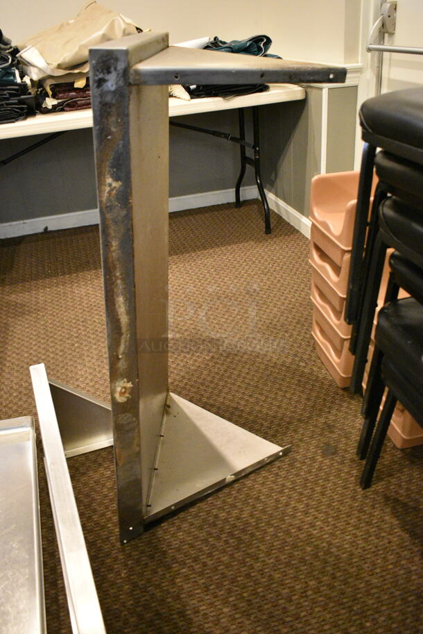 8 Various Metal Shelves. Includes 112x12x2. 8 Times Your Bid! (secondary dining room)  - Image 9 of 9