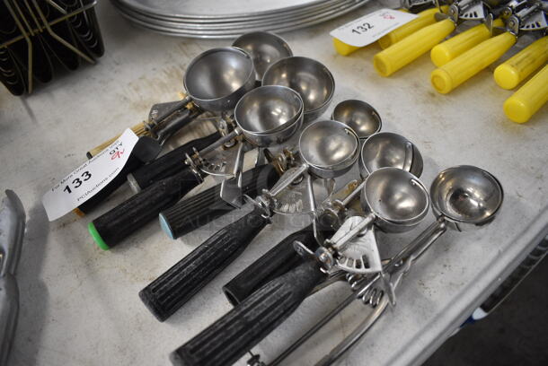 9 Stainless Steel Scoops. Includes 8.5". 9 Times Your Bid! - Image 3 of 3