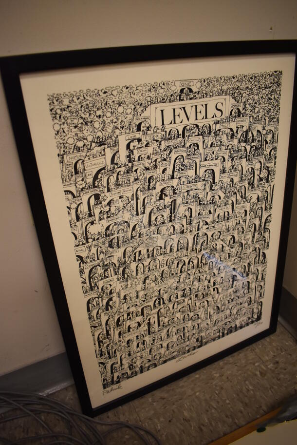 Framed Picture of Levels by Palnik 168/500. - Image 2 of 6