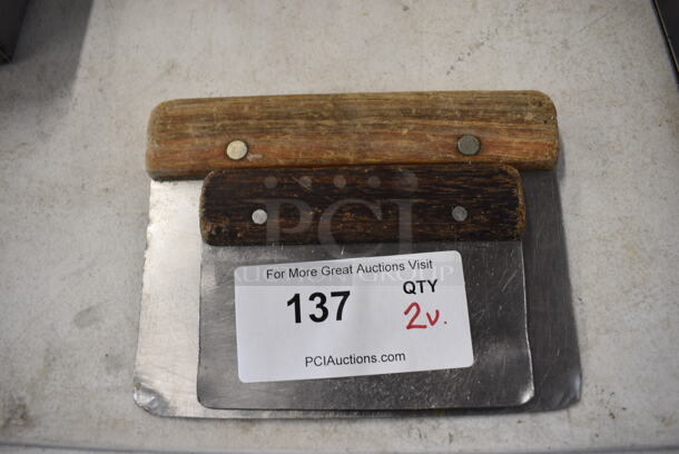 2 Metal Dough Dividers. 8x1x6, 6x1x4.5. 2 Times Your Bid! - Image 1 of 3