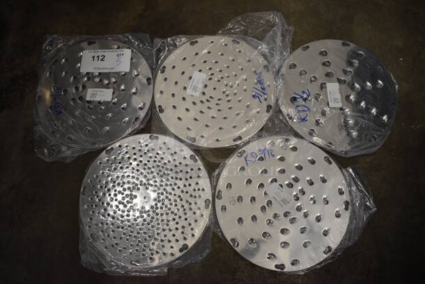 5 BRAND NEW! Metal Pelican Head Grating Blades; KD-3/16, KD-1/2, Two KD-5/16, KD-GD. 9.25x9.25. 5 Times Your Bid!