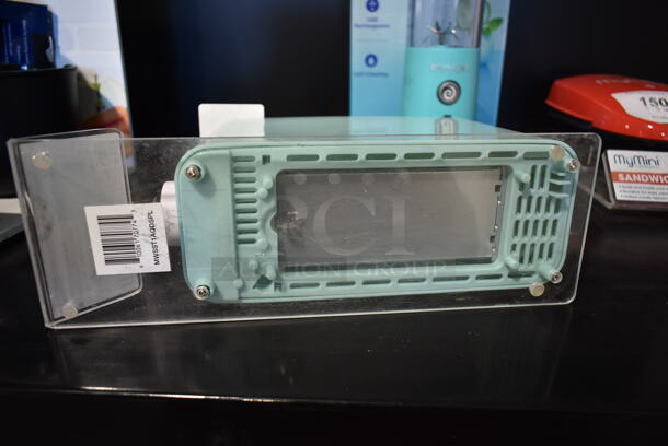 MyMini Metal Countertop Light Blue Single Slot Toaster. Store Display Unit. - Image 5 of 5
