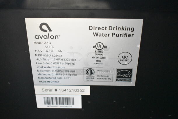 LIKE NEW! Avalon A13 Direct Drinking Water Purifier Bottleless Water Cooler. 115 Volts, 1 Phase. Tested and Working! - Image 6 of 6