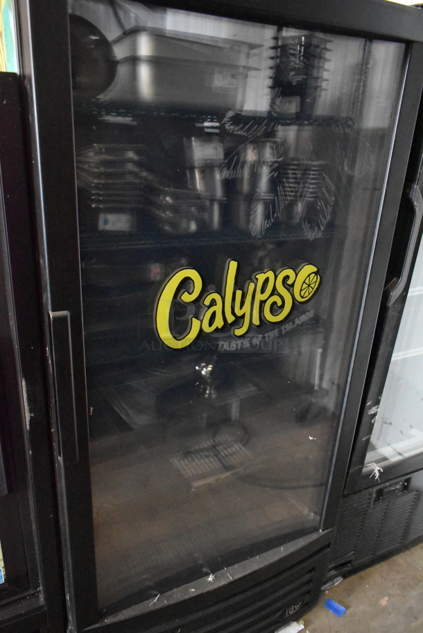 IDW GCG-10-F2334B Metal Commercial Single Door Reach In Cooler Merchandiser w/ Poly Coated Racks. 115 Volts, 1 Phase. Tested and Working! - Image 2 of 4