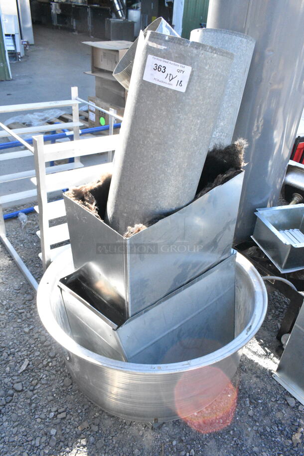 ALL ONE MONEY! Lot of Various Items Including Metal Vent Pieces.  - Image 1 of 4