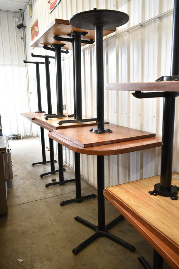 16 Wooden Tables Including 9 Dining Height and 7 Bar Height. 16 Times Your Bid! - Image 7 of 12
