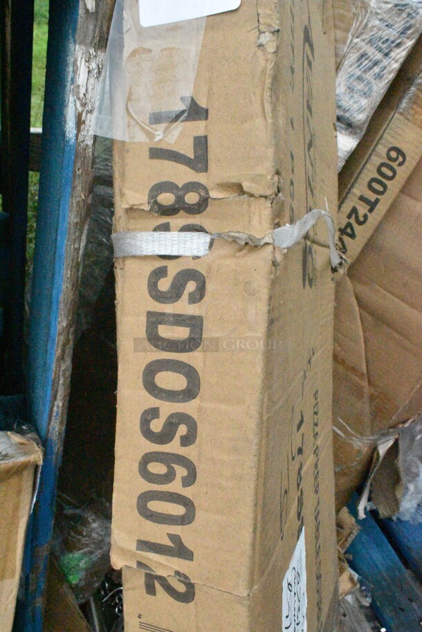 BRAND NEW SCRATCH AND DENT! Avantco 178SSDOS6012 Stainless Steel Double Deck Overshelf - 12" x 60". May Be Missing Pieces.  - Image 3 of 3