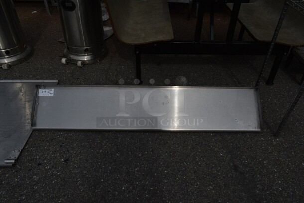 Stainless Steel Wall Mount Shelf. - Image 1 of 3