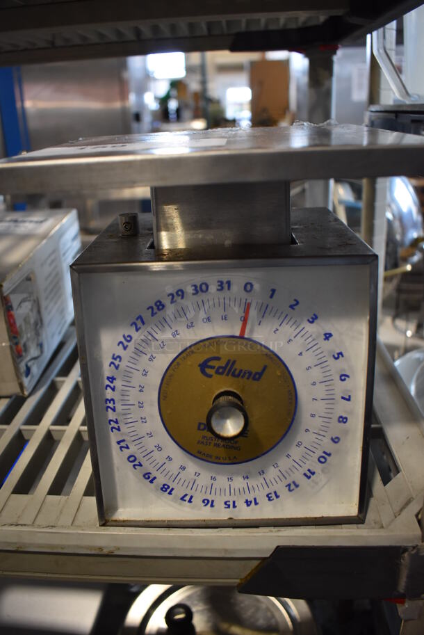 Edlund Metal Countertop Food Portioning Scale. 8x8x9 - Image 1 of 4