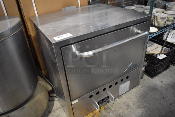 Prince Castle Stainless Steel Commercial Countertop Natural Gas Powered Pizza Oven w/ 2 Cooking Stones. 31x31x29 - Image 3 of 7