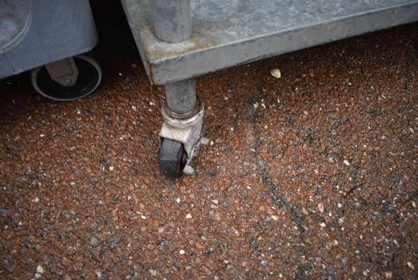 Stainless Steel Table w/ Metal Under Shelf on Commercial Casters. 47x32x34 - Image 4 of 4