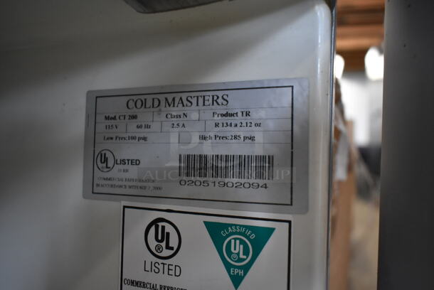 Cold Masters CT 200 Metal Commercial Single Door Mini Cooler Merchandiser. 115 Volts, 1 Phase. Tested and Working! - Image 5 of 5
