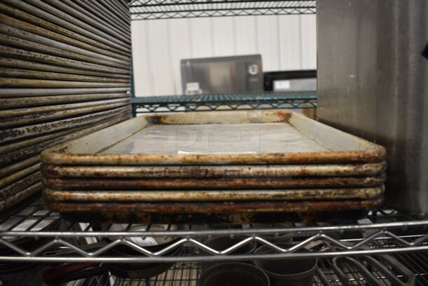 5 Metal Half Size Baking Pans. 13x18x1. 5 Times Your Bid! - Image 3 of 3