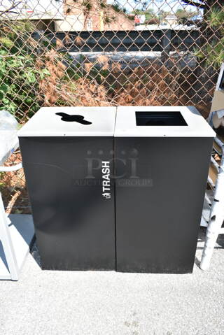 2 BRAND NEW SCRATCH AND DENT! Trash Can Shells. 2 Times Your Bid! 