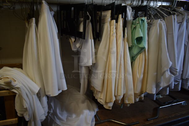 ALL ONE MONEY! Lot of Cart of Tables and Cart of Linens. (hallway) - Image 3 of 5