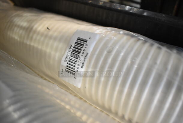ALL ONE MONEY! Tier Lot of Various Items Including Plastic Wrap, Choice Poly Gloves, Bakery Tissue, 612P527 Choice 7" Clear Round Plastic Dome Lid - 500/Case, Sani-Sure Soft Serve Sanitizer and Cleaner, 999CC16 Cups.  - Image 11 of 12