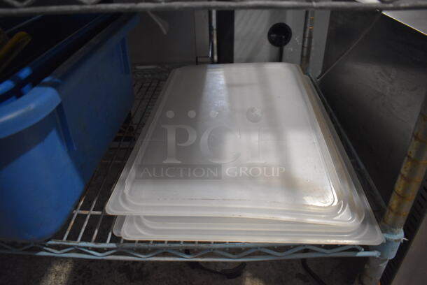 ALL ONE MONEY! Lot of 2 Tiers of Various Poly Bins  - Image 4 of 5