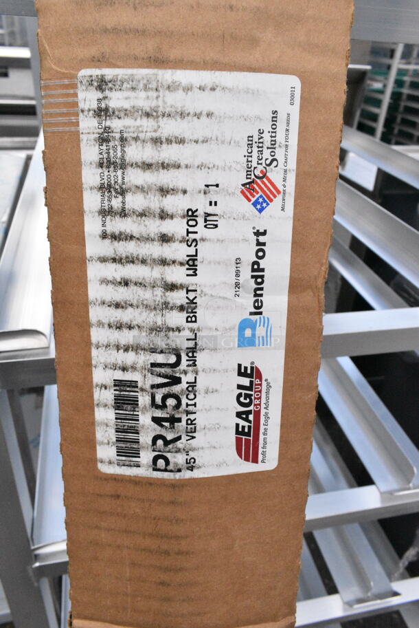 2 BRAND NEW!  Items Including Eagle PR45VU Vertical Wall Upright and Poly Strips. 2 Times Your Bid! - Image 2 of 5