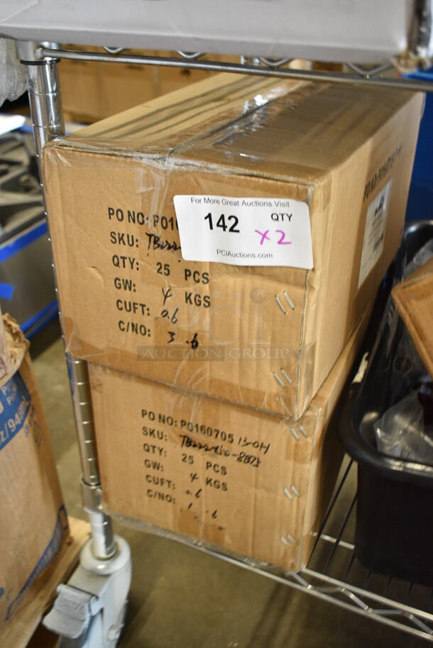 2 Boxes of 25 BRAND NEW SCRATCH AND DENT! BlueFin TB222-150-8B75 1-1/2" x 8" Chrome Dishwasher Tailpiece. 2 Times Your Bid! - Image 2 of 4