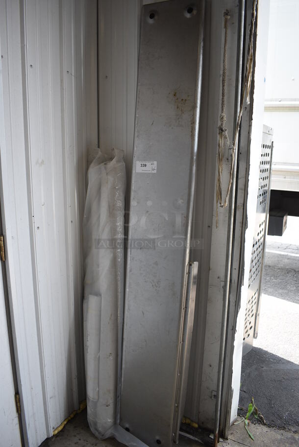 ALL ONE MONEY! Lot of Stainless Steel Shelf and Screen. Includes 84x12x4 - Image 1 of 4