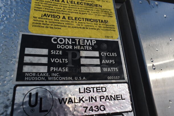 2 Walk In Boxes That Make One 14'x7' Norlake Combo SELF CONTAINED Walk In Box w/  Kolpak PC069T3 208/230 Volt, 1 Phase Compressor. 2 Times Your Bid! Information Provided By The Consignor But Not Verified By PCI Auctions. Picture of the Unit Before Removal Is Included In the Listing. - Image 6 of 9