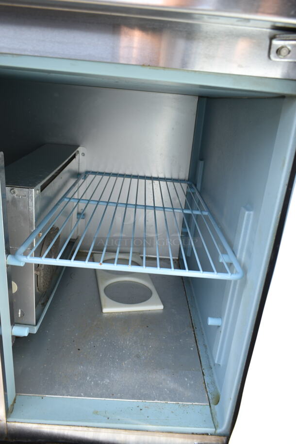 Delfield Stainless Steel Commercial Work Top Cooler w/ 2 Doors and 3 Drawers on Commercial Casters. Cannot Test - Unit Trips Breaker - Image 4 of 8