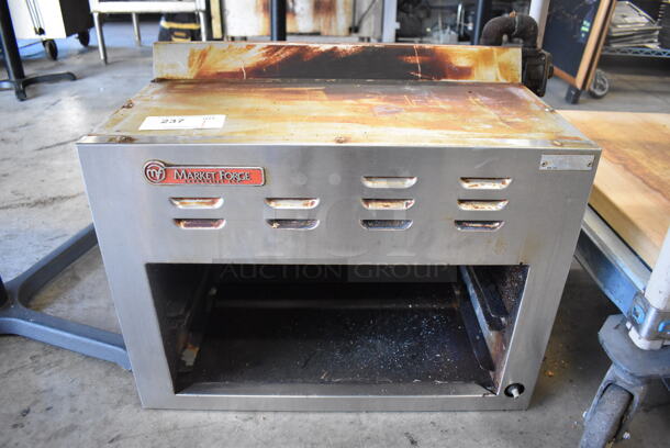 Market Forge Stainless Steel Commercial Natural Gas Powered Cheese Melter. 24x19x22 - Image 1 of 6