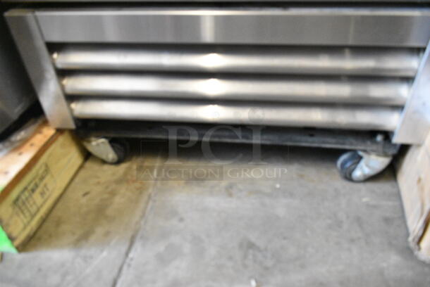2018 True T-19F-HC Stainless Steel Commercial Single Door Reach In Freezer w/ Poly Coated Racks on Commercial Casters. 115 Volts, 1 Phase. Tested and Working! - Image 2 of 5