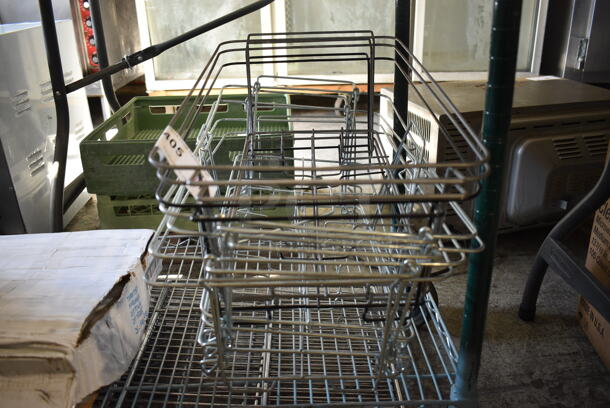 ALL ONE MONEY! Lot of 7 Metal Chafing Dish Frames! Includes 22.5x12x8 - Image 1 of 3