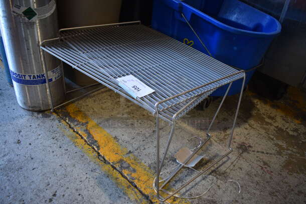 2 Metal Wire Racks. 22x16x14. 2 Time Your Bid! - Image 2 of 3