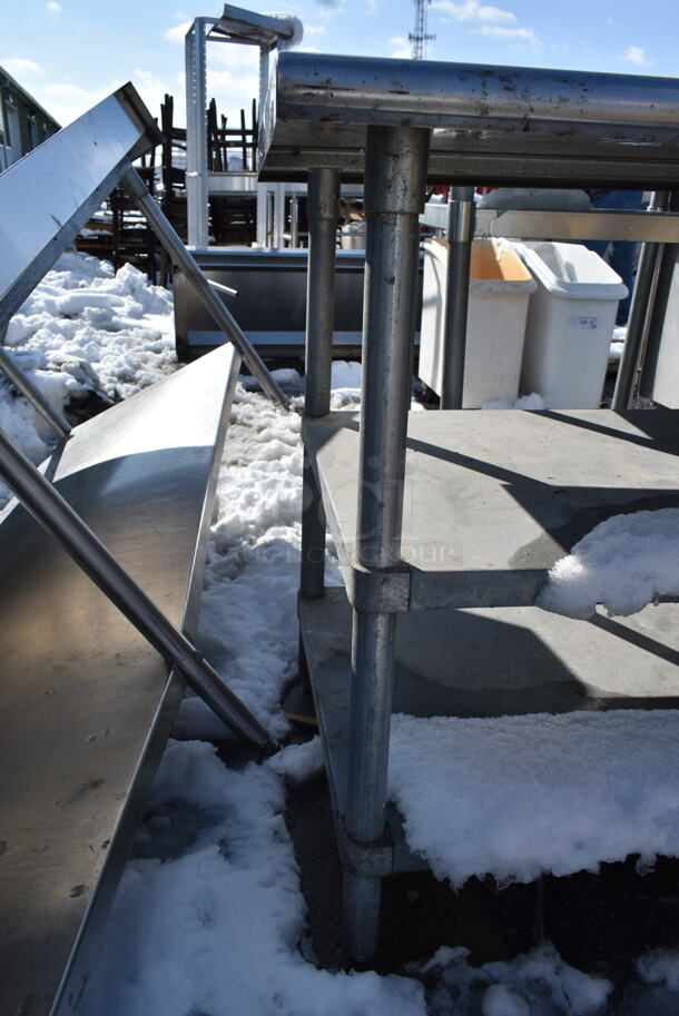 Stainless Steel Commercial Table w/ 2 Under Shelf. - Image 5 of 5