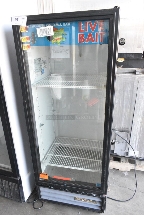 True GDM-12 ENERGY STAR Metal Commercial Single Door Reach In Cooler Merchandiser w/ Poly Coated Racks. 115 Volts, 1 Phase. Tested and Working! - Image 1 of 3