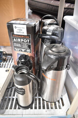 6 Various Air Pots. 6 Times Your Bid! 