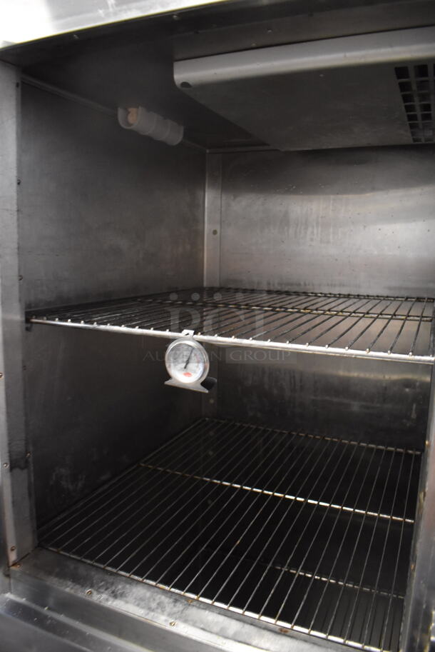 Traulsen RLT132WUT-HHS Stainless Steel Commercial 2 Half Size Door Reach In Freezer. 115 Volts, 1 Phase. 30x35x83. Tested and Working! - Image 2 of 6