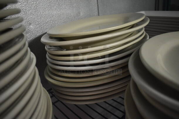 ALL ONE MONEY! Lot of 23 Various White Ceramic Oval Plates. Includes 11.5x8x1. (kitchen) - Image 3 of 3