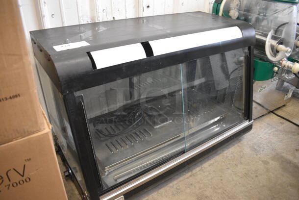 Metal Commercial Countertop Heated Display Case Merchandiser. 36x20x24. Tested and Powers On But Does Not Get Hot. - Image 4 of 5