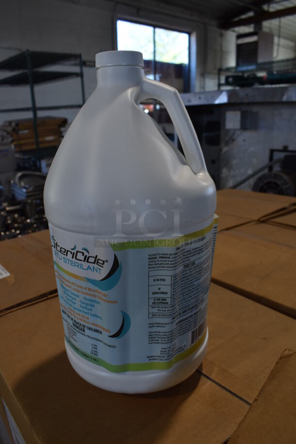 PALLET LOT of 33 BRAND NEW Boxes of 4 Stericide RTU Sterilant Gallon Jugs. Total of 132. 6x6x12. 33 Times Your Bid! - Image 2 of 4