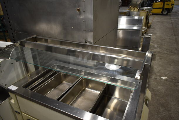 Stainless Steel Commercial Refrigerated Buffet Station. Tested and Working! - Image 4 of 6