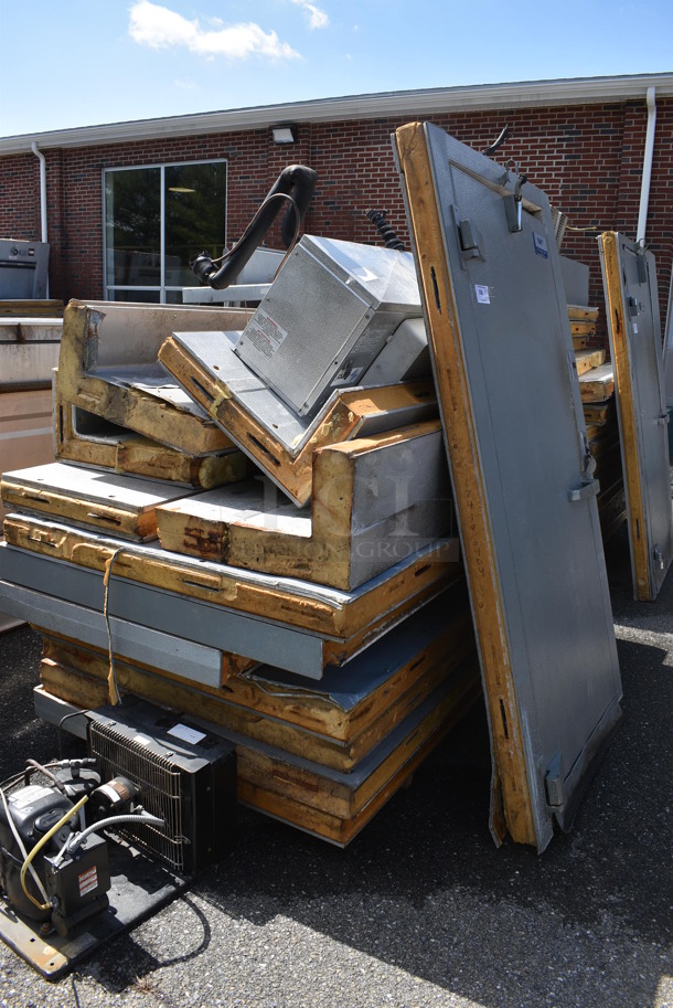 9'x8'x7' Vollrath Walk In Cooler Box w/ Tecumseh Model AJ801ET-418-P2 Compressor and Model AE26-92 B Condenser. 208/230 Volts, 1 Phase. - Image 5 of 8