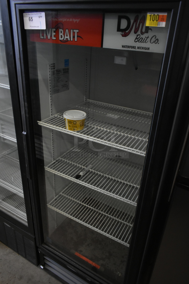 2018 True GDM-12-HC-LD ENERGY STAR Metal Commercial Single Door Reach In Cooler Merchandiser w/ Poly Coated Racks. 115 Volts, 1 Phase. Tested and Powers On But Does Not Get Cold - Image 2 of 4