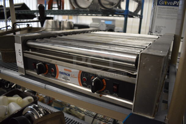 2019 Nemco Model 8045N Stainless Steel Commercial Countertop Hot Dog Roller. 120 Volts, 1 Phase. 22x26x7. Tested and Working! - Image 4 of 6