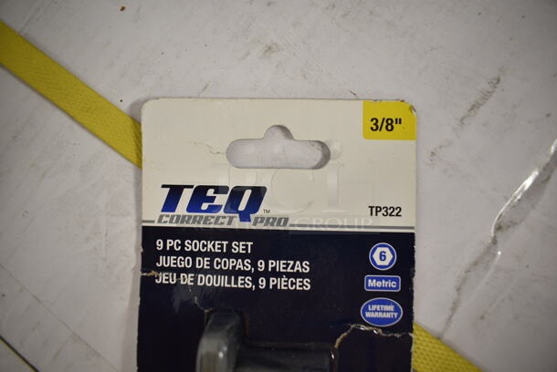 3 BRAND NEW! Items; TEQ Ratchet, TEQ Extension Bar and TEQ 9 Piece Socket Set. 3 Times Your Bid! - Image 7 of 8